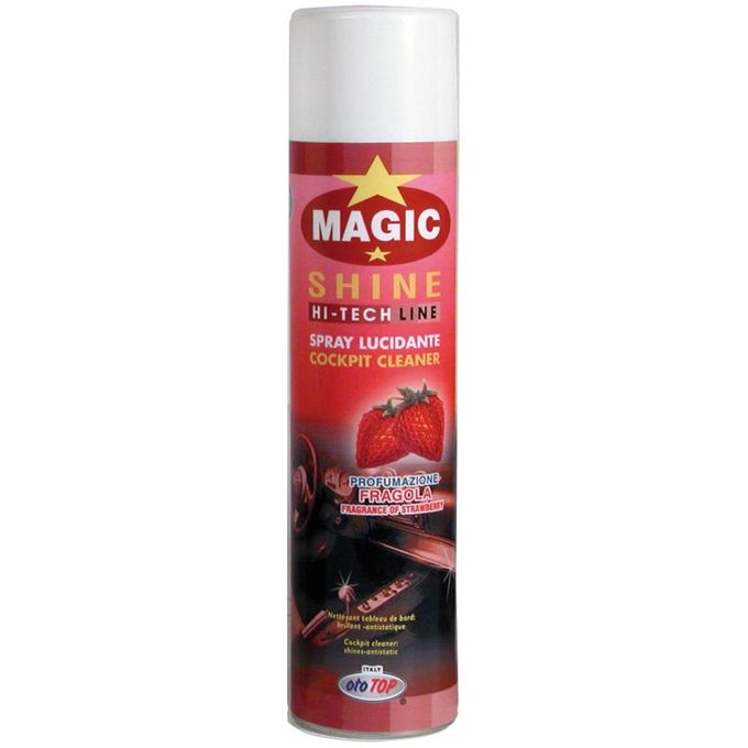 OtoTop - Nettoyant Tableau de Bord Magic Fraise 600ml avec Microfibre Gratuit