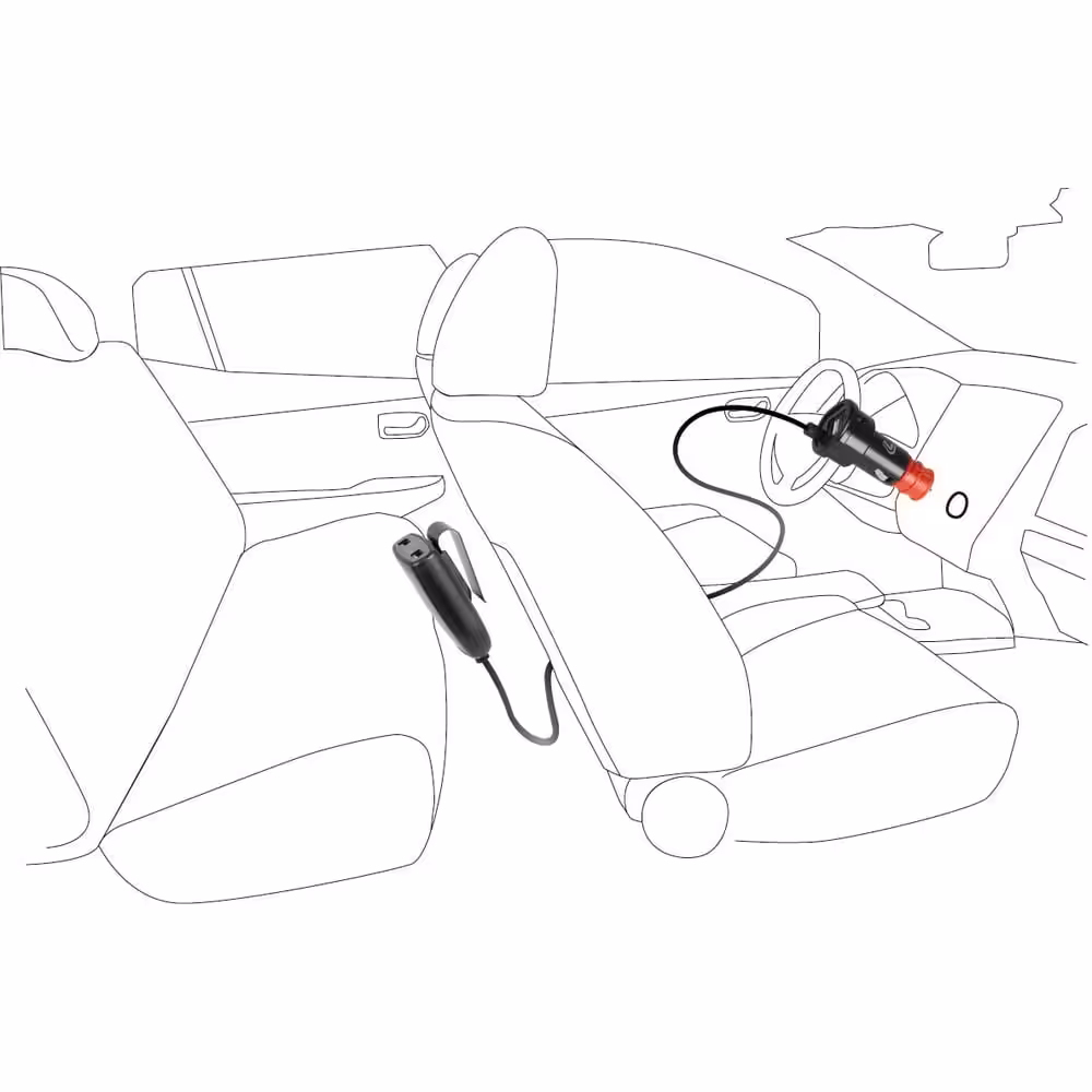 Chargeur 4 Ports Usb Charge Rapide 7800 Ma 12/24V Cable 180 Cm – Image 3