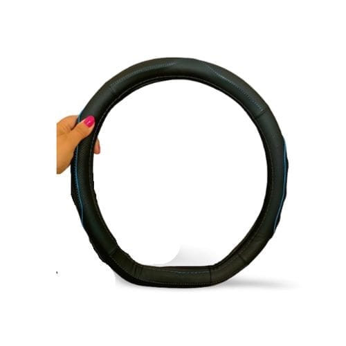 Housse De Volant élastique Noir Simili Cuir – Taille M, Ultra Fin