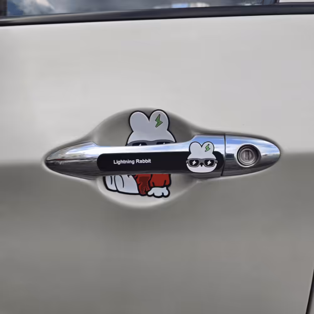 Protège de porte de voiture en silicone - Rabbit – Image 3