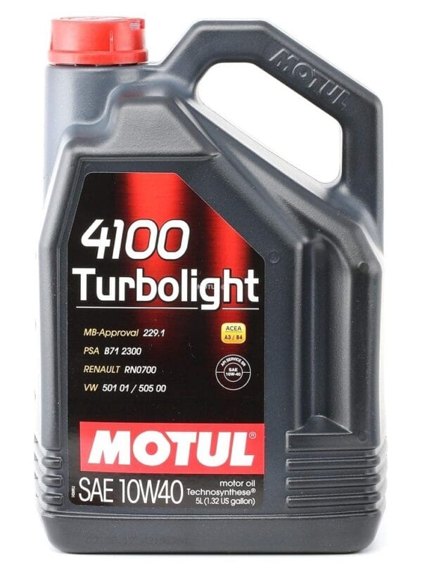 MOTUL 4100 Turbolight Semi-Syntétique10W40 5L