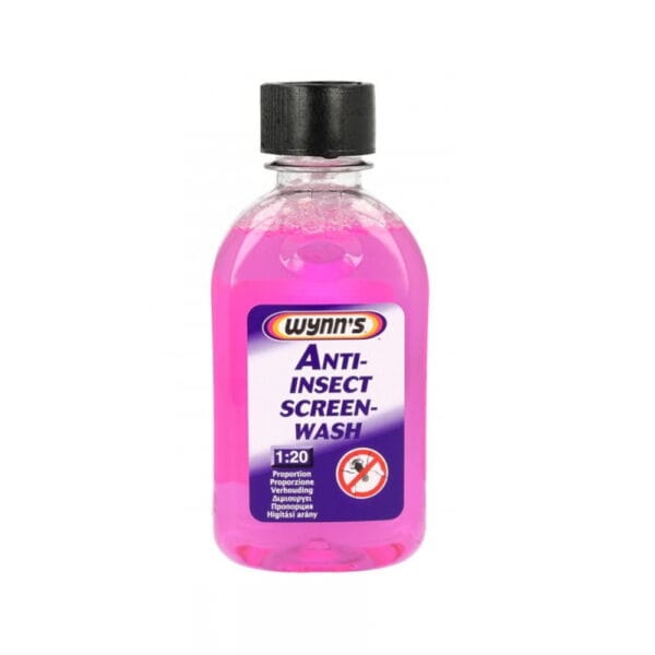 Anti-Insect Screen-Wash liquide Concentré lave-glace 250ml Wynn's (W45201)