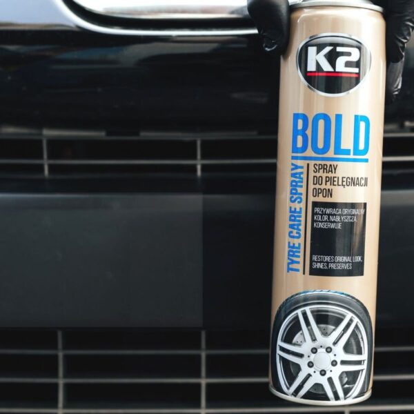 Spray pour Brille et entretenir les pneus ; K2 Bold 600ML – Image 2