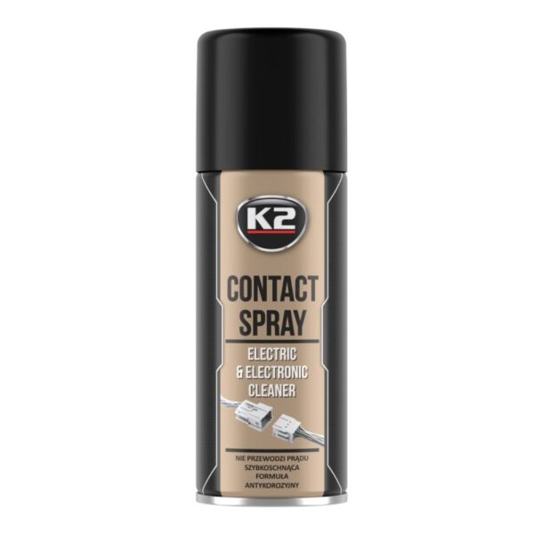 Nettoie et dégraisse les pièces électriques. ; K2 CONTACT SPRAY 400 ML