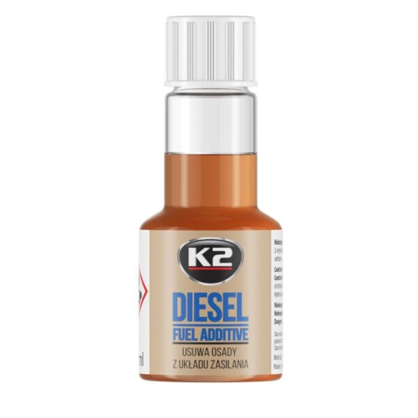 Nettoyant injecteurs diesel à émissions Réduites ; K2 ADDITIF TOUS MOTEURS 50ml – Image 3