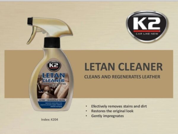 Nettoyant Cuir K2 LETAN 250ml – Image 2