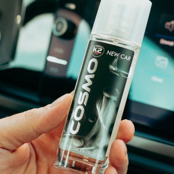 Désodorisant conçue pour l’intérieurs des voitures;K2 COSMO PARFUM NEW CAR 50ml – Image 2