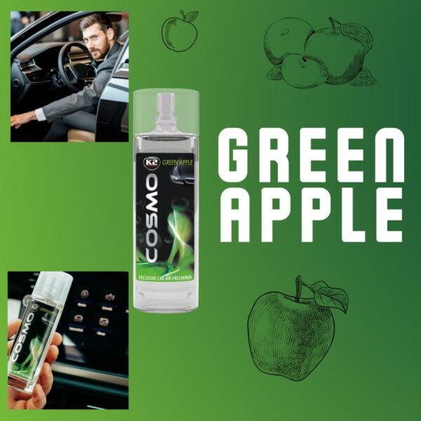 Vaporisateur Désodorisant ; K2 COSMO GREEN APPLE 50ML – Image 2