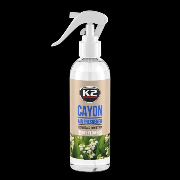 Atomiseur Désodorisant ; K2 CAYON FLEURS BLANCHES 250ml