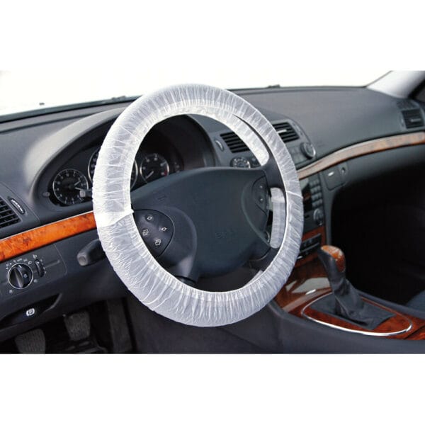 Protection volant en PE, distributeur 100 pc